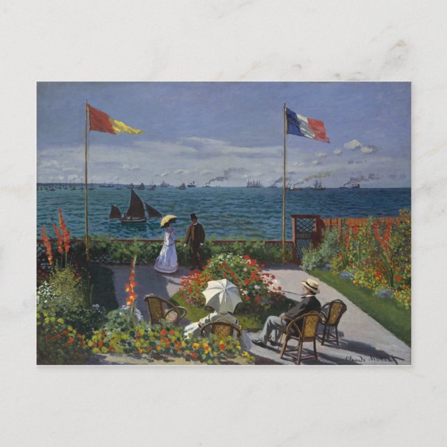 Carte Postale Jardin de Sainte-Adresse (1867) (Devant)
