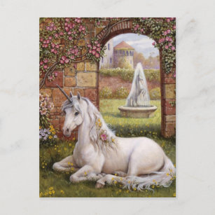 Carte Postale Jardin de Unicorn
