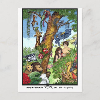 Carte postale Jardin d'Eden