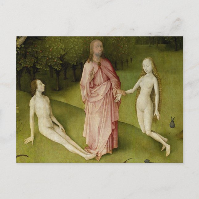 Carte Postale Jardin des délices terrestres, XVe siècle (Devant)