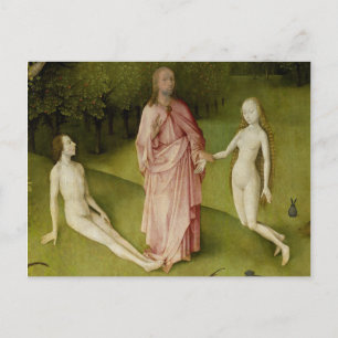 Carte Postale Jardin des délices terrestres, XVe siècle