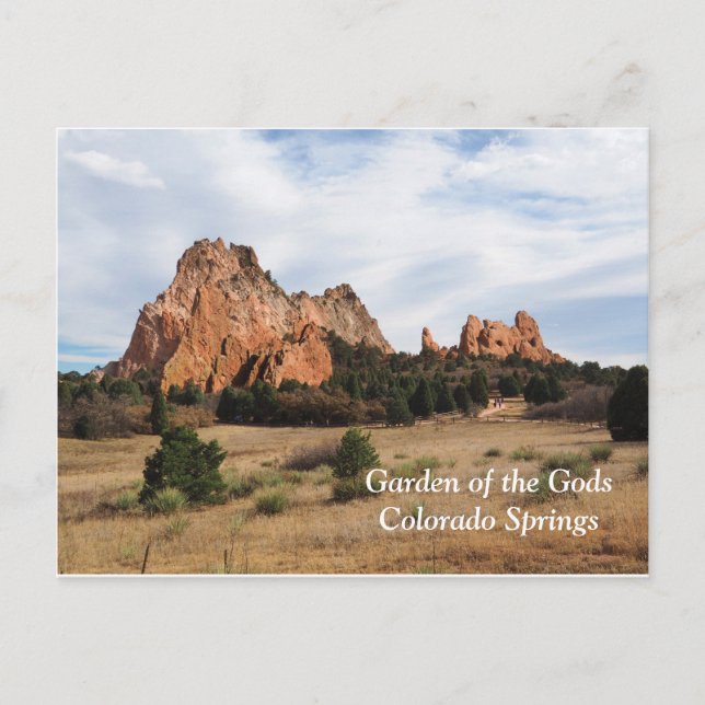 Carte Postale Jardin des Dieux, Colorado Springs (Devant)