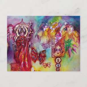 CARTE POSTALE JARDIN DES OMBRES PERDUES - FAERY ET BUTTERFLIES