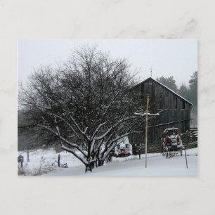 Carte Postale Jardin des parents de neige