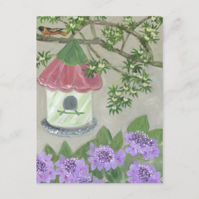 Carte Postale Jardin d'été (Devant)