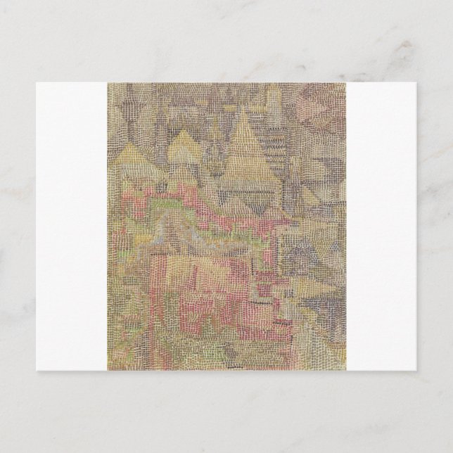 Carte Postale Jardin du château par Paul Klee (Devant)