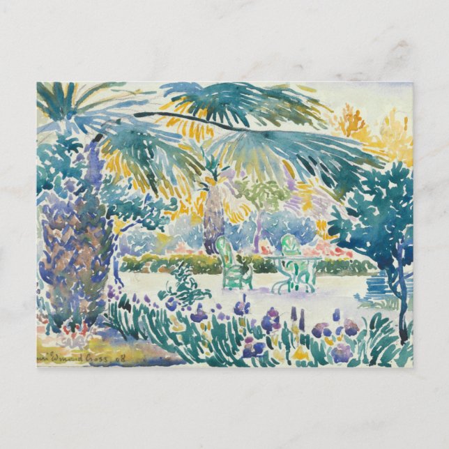 Carte Postale Jardin du peintre à Saint Clair (Devant)