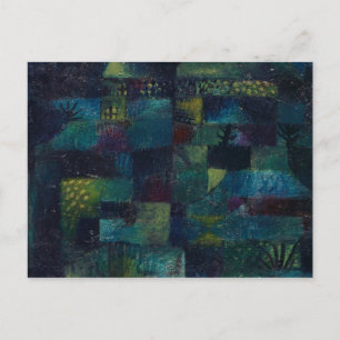 Carte Postale Jardin en terrasses, 1920 par Paul Klee