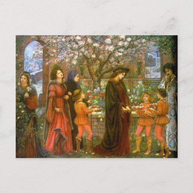 Carte postale Jardin enchanté de Messer Ansaldo (Devant)