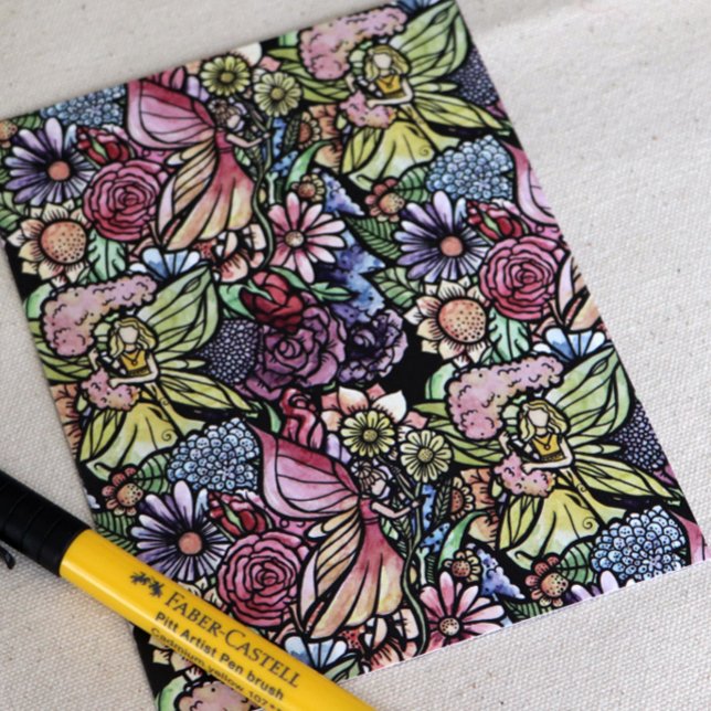 Carte Postale Jardin Fairy Jardin Flower Jardins Fées (Créateur téléchargé)