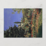 Carte Postale Jardin Fleuri À Sainte Adresse - Claude Monet<br><div class="desc">Montrez votre style et votre raffinement à cette reproduction d'une oeuvre d'art "Jardin Fleuri à Sainte Adresse" de Claude Monet. Paysage représentant un jardin fleuri. Peint vers 1900.</div>