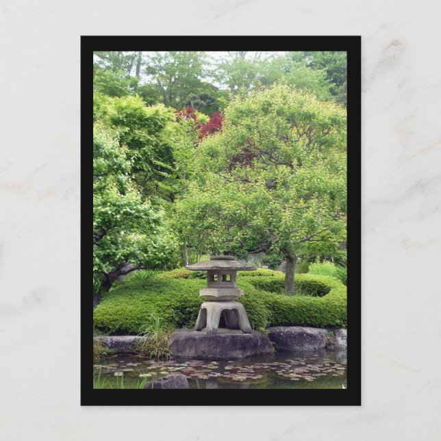 Carte Postale jardin japonais (Devant)