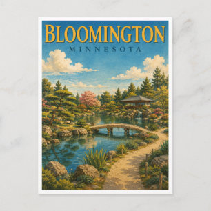 Carte Postale Jardin japonais de Bloomington Minnesota GeoSaga
