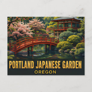 Carte Postale Jardin japonais de Portland Oregon Cultural Travel