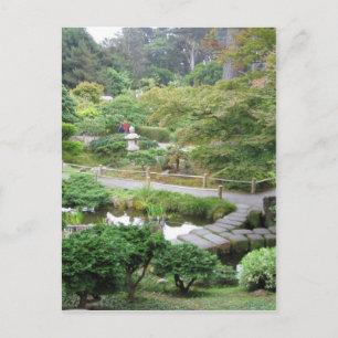 Carte Postale Jardin japonais de thé
