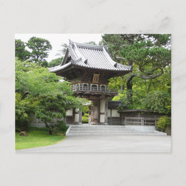 Carte Postale Jardin japonais de thé à San Francisco (Devant)