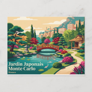 Carte Postale Jardin Japonais, Monte-Carlo