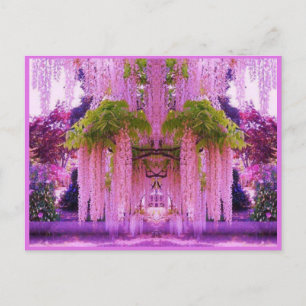 Carte postale Jardin Japonais Violet