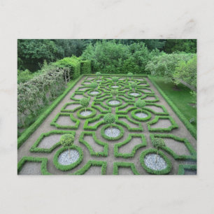 Carte Postale Jardin Knot dans les jardins de l'ancienne salle M
