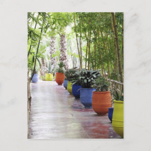 Carte Postale Jardin Majorelle, jardin Majorelle, désormais un e