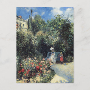 Carte Postale Jardin Pontoise Camille Pissarro