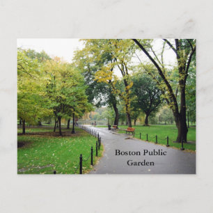 Carte Postale Jardin public de Boston
