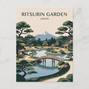 Carte Postale Jardin Ritsurin Japon