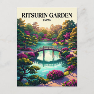 Carte Postale Jardin Ritsurin Japon