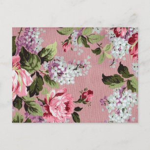 Carte postale Jardin Rose Victorien