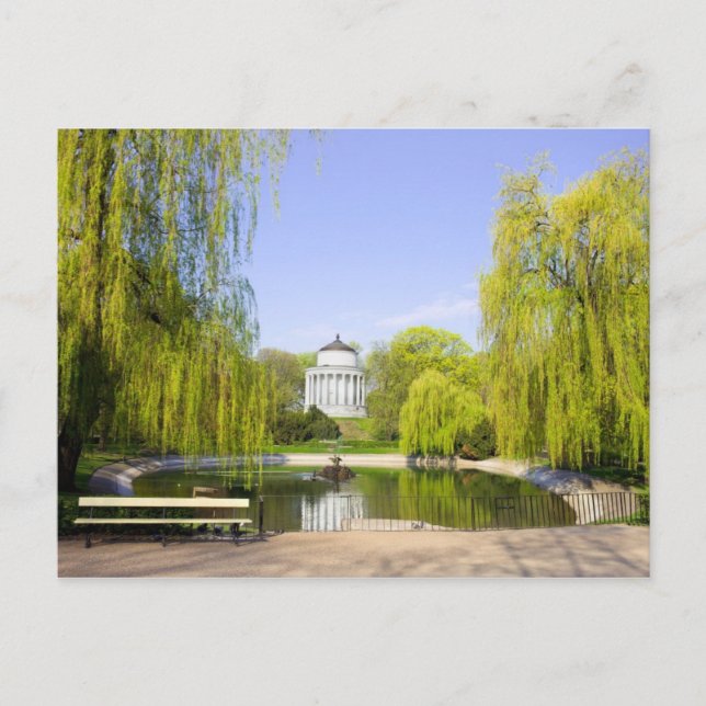 Carte Postale Jardin saxon à Varsovie (Devant)