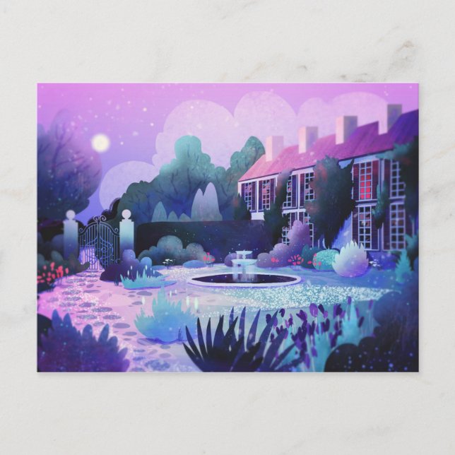 Carte Postale Jardin secret (Devant)