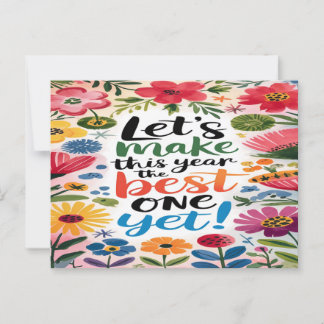 Carte Postale Jardin Whimsical