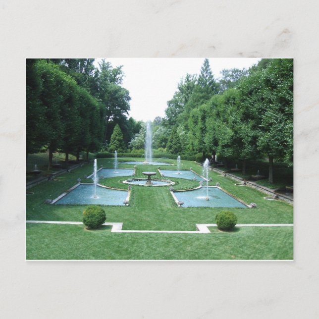 Carte Postale Jardins aquatiques (Devant)