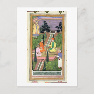 Carte Postale Jardins aquatiques, de l'Album Clive (gouache sur 