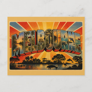 Carte Postale Jardins botaniques de l'estuaire de Melbourne Flor