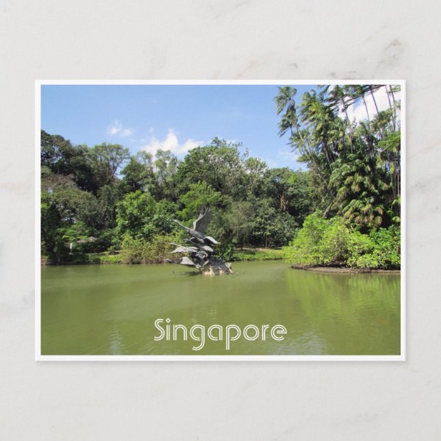 Carte Postale jardins botaniques de singapour (Devant)
