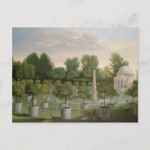 Carte Postale Jardins de Chiswick House (huile sur toile)