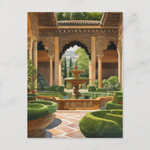 Carte Postale Jardins de l'Alhambra Espagne