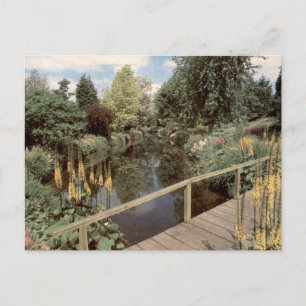 Carte Postale Jardins d'eau de Gooderstone Vue panoramique vinta