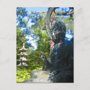 Carte Postale jardins des statues de bouddha