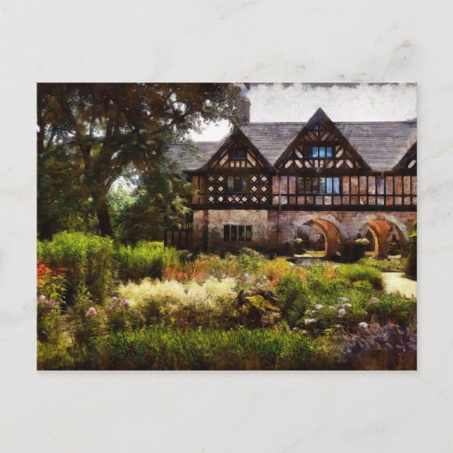 Carte Postale Jardins du Manoir Tudor (Devant)