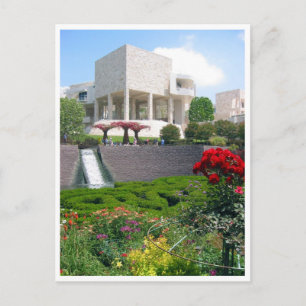 Carte Postale jardins du musée getty