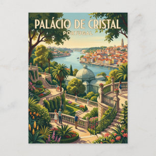 Carte Postale Jardins du Palais de Cristal Portugal