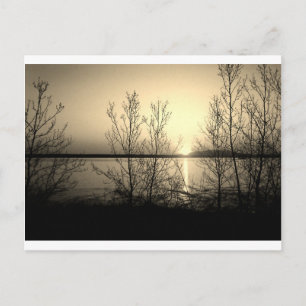 Carte Postale Jardins et couchers de soleil