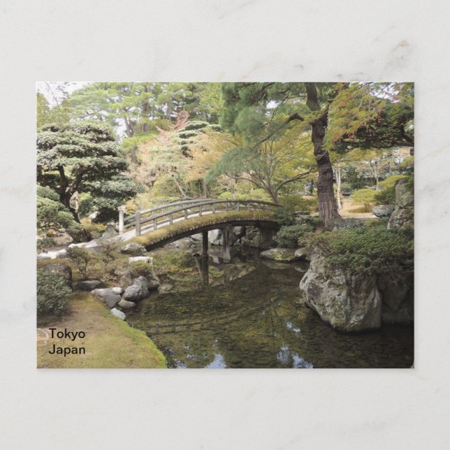 Carte Postale Jardins impériaux, Tokyo, Japon (A) (Devant)