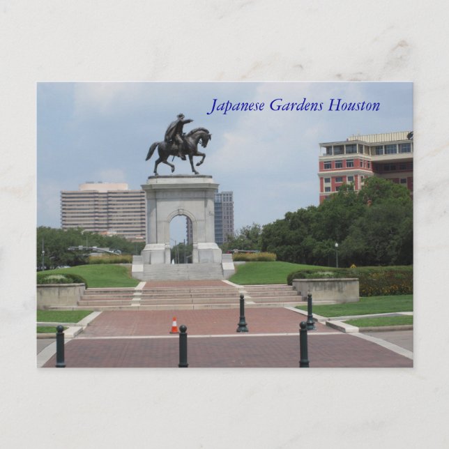 Carte postale : Jardins japonais - Houston (Devant)