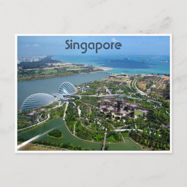 Carte Postale jardins singapour (Devant)
