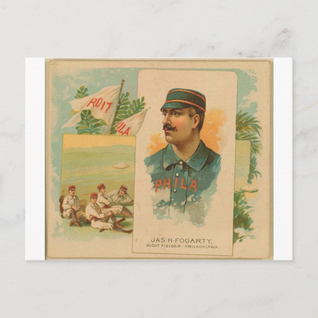 Carte Postale Jas. H. Fogarty, Philadelphie Quakers (Devant)
