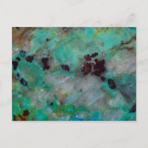 Carte Postale Jasper de Chrysocolle Bleu