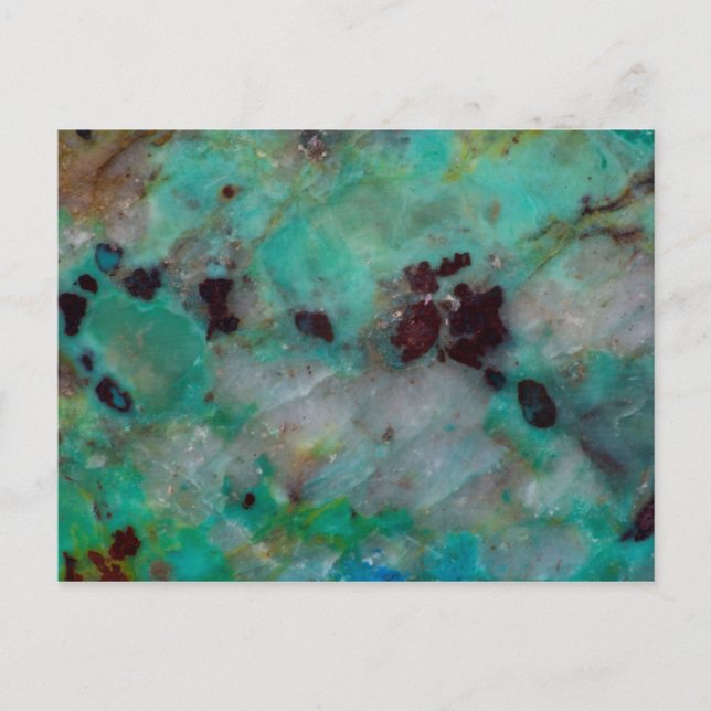 Carte Postale Jasper de Chrysocolle Bleu (Devant)